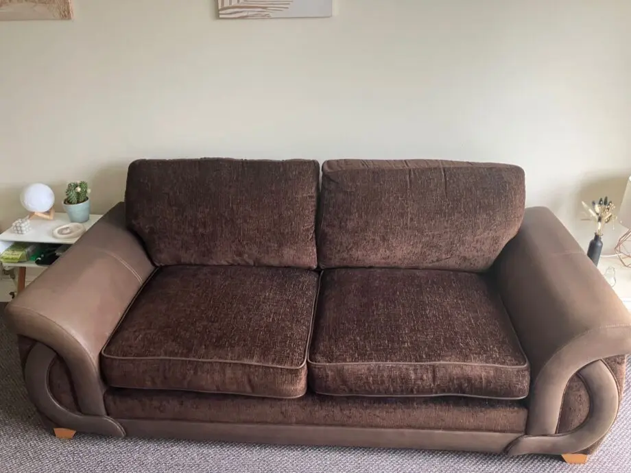 DFS Brown 2 seater sofa
