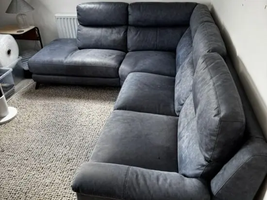 Blue 3 Seater Sofa