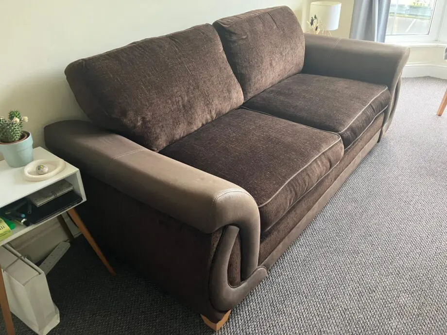 DFS Brown 2 seater sofa