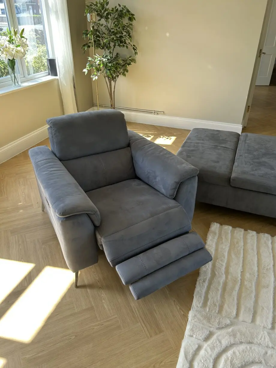Sofology Illinois Chair & Footstool