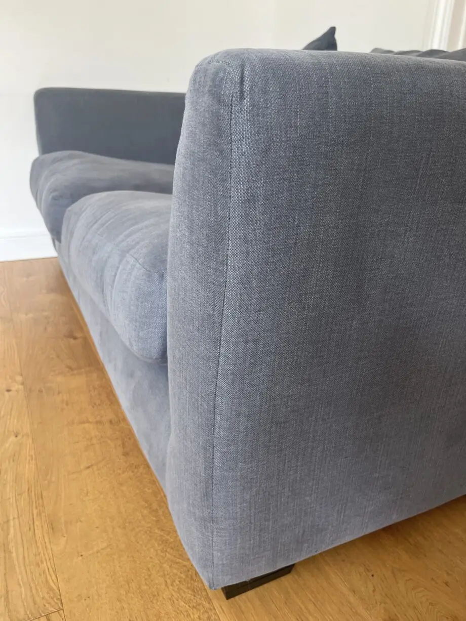 High Quality 2 Seater Blue-Gray Sofa - Sofas & Stuff Brand