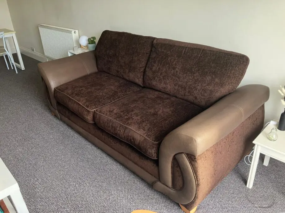 DFS Brown 2 seater sofa