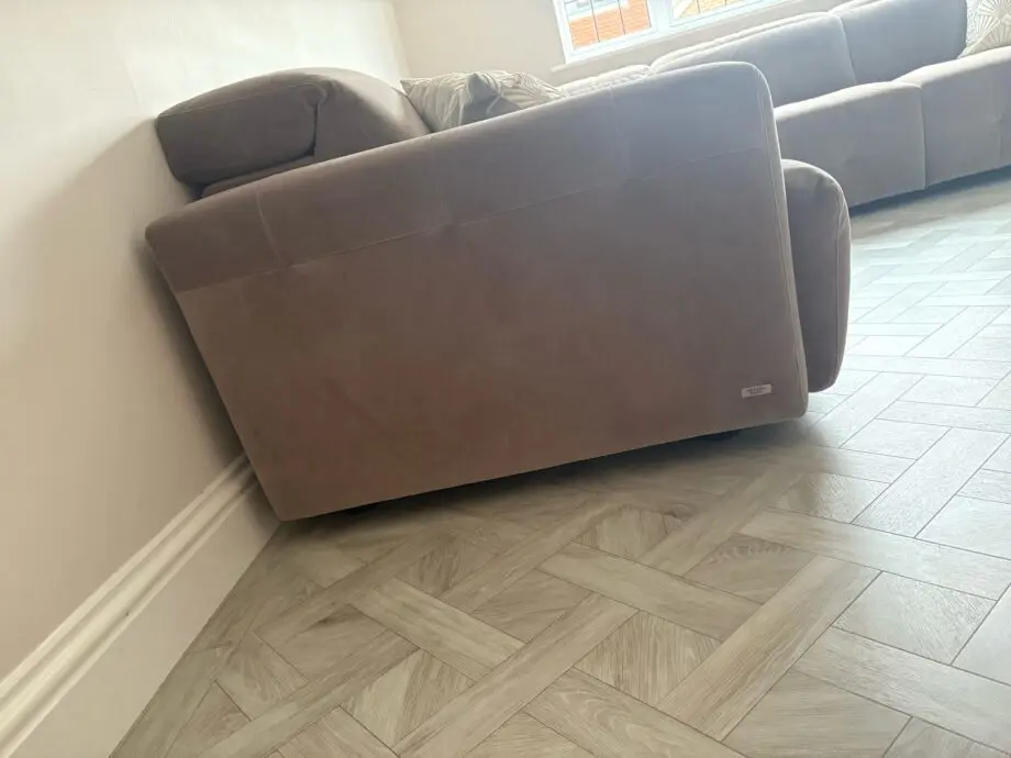 Natuzzi Intenso corner sofa in Dove