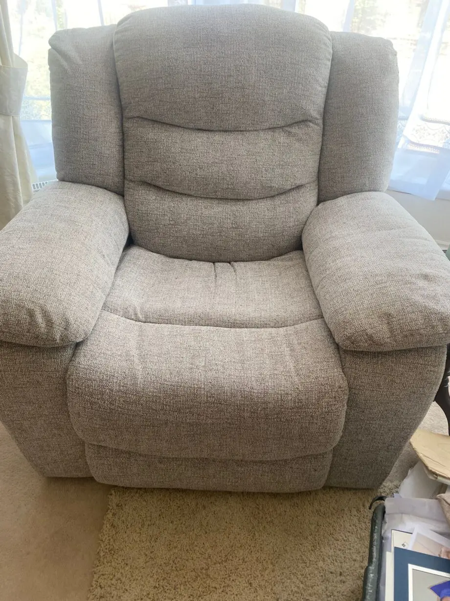 Oakland Furniture Recliner 3 Piece Beige/Brown Set