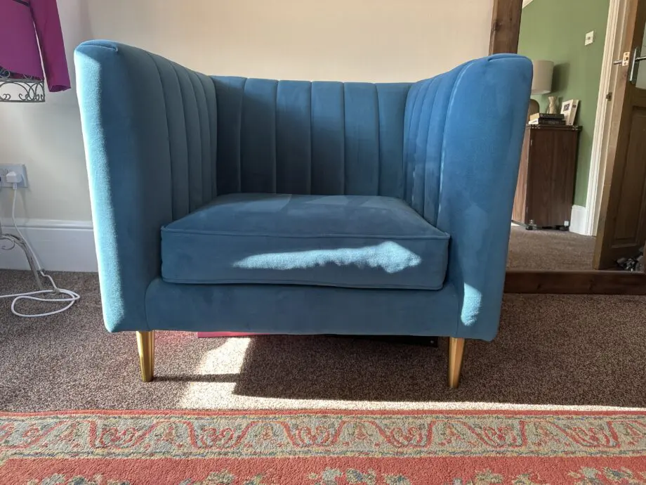 Modern Armchair in Teal