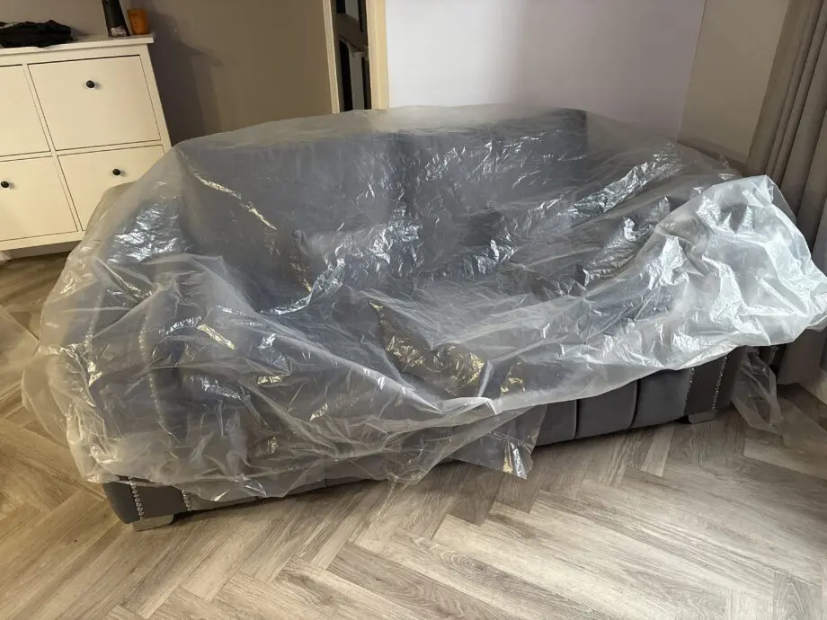 Layla grey high back sofa set (2 & 3 seater set)