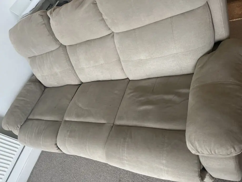 3 seater manual reclaimer sofa for sale