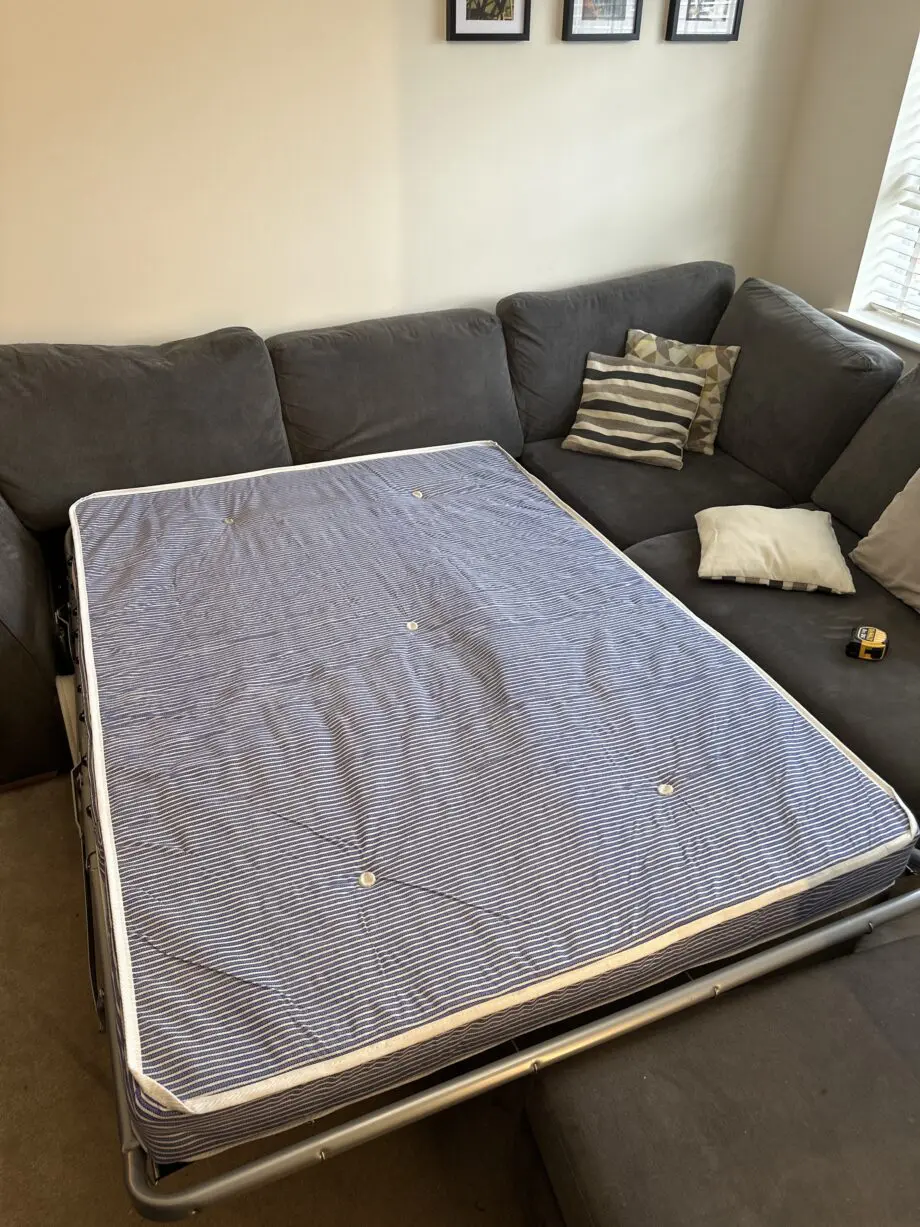 DFS Dark Grey corner sofa