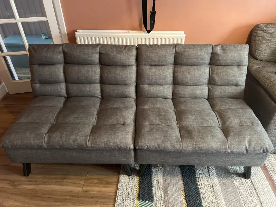 Benson for Beds grey Duet 2-in-1 sofa bed