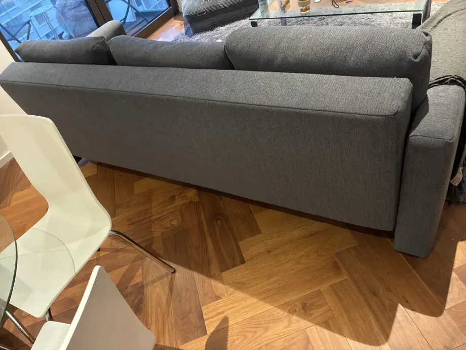 Navy blue 3 seater sofa bed