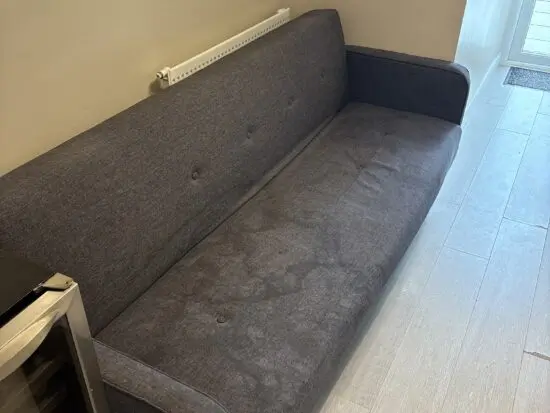 Grey sofa bed