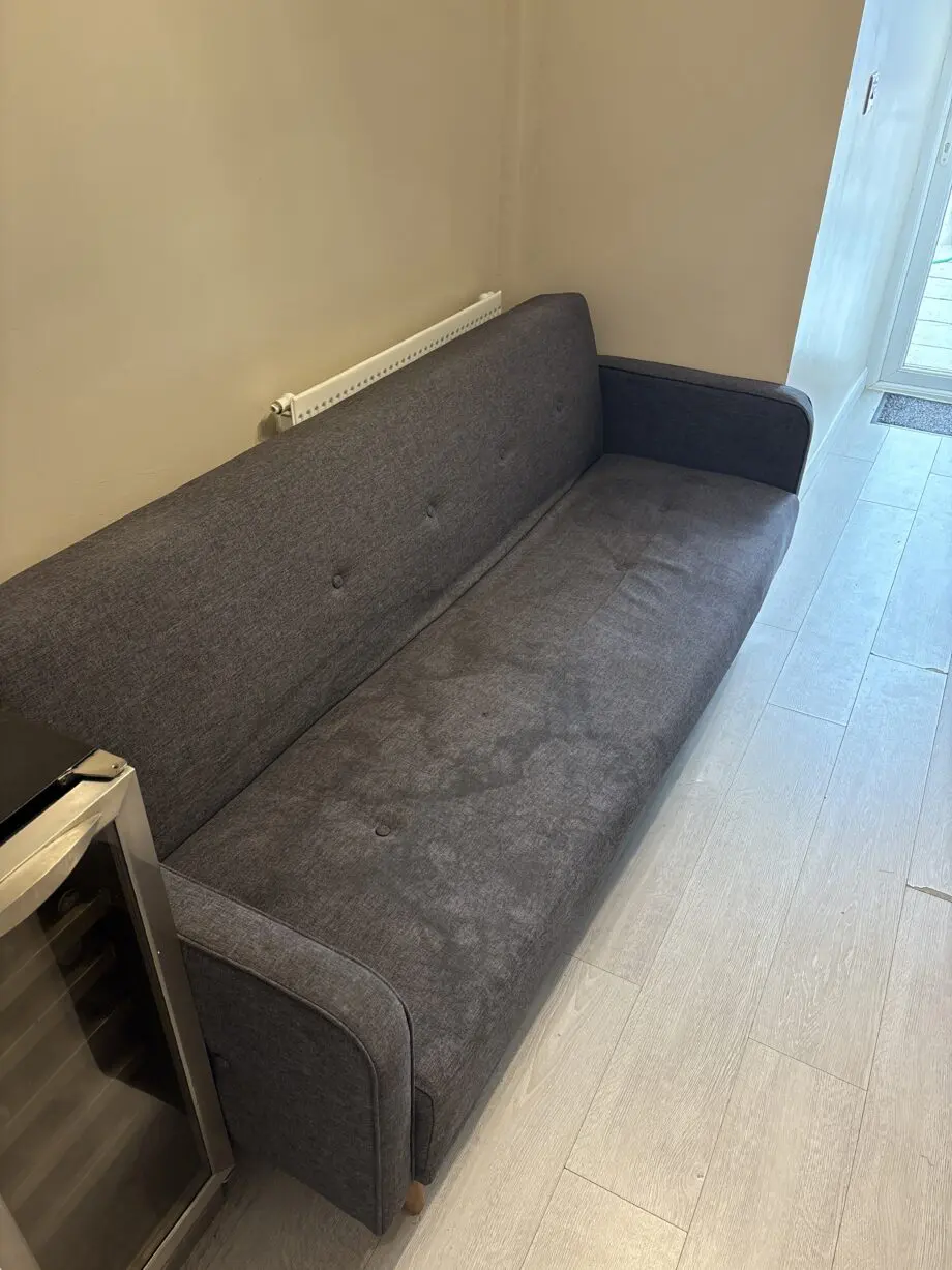 Grey sofa bed
