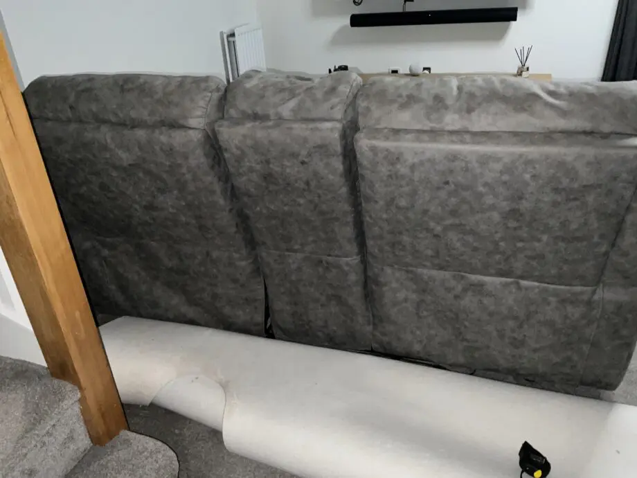 SCS Endurance 2 seater power recliner with console and 2 seater static