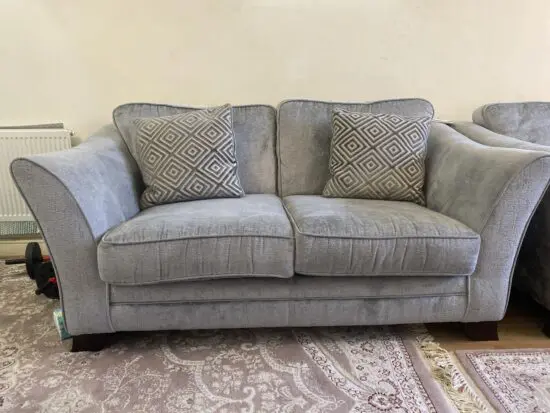 2 Ashley Manor grey sofas