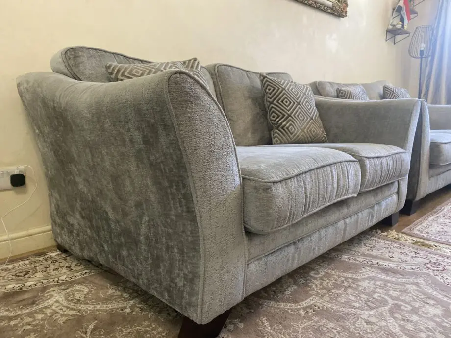 2 Ashley Manor grey sofas