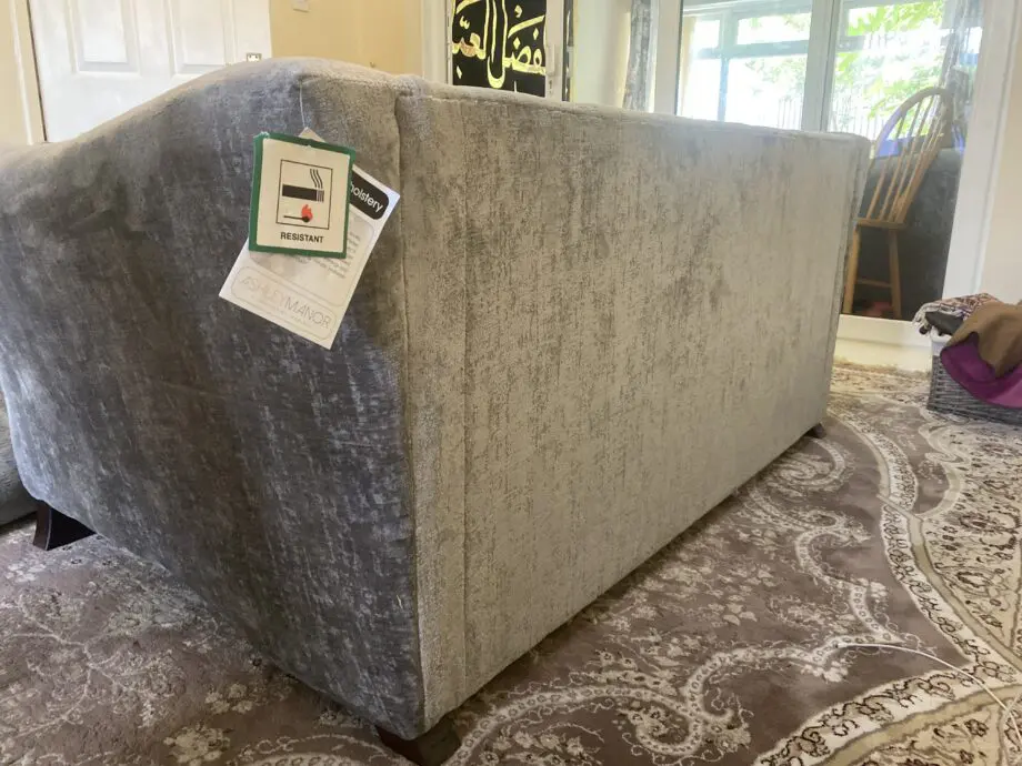 2 Ashley Manor grey sofas