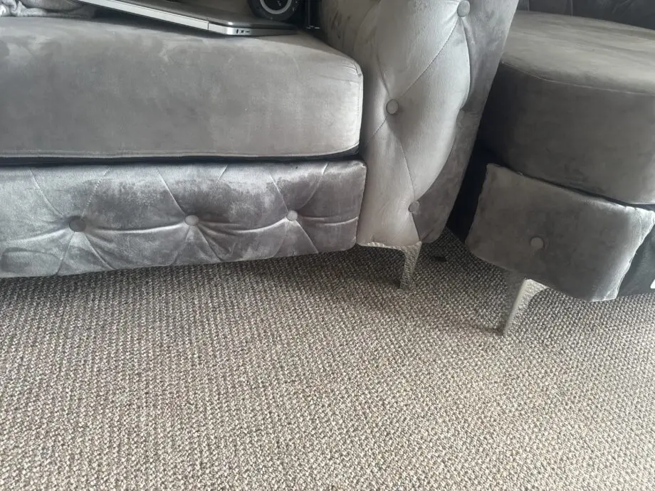 Sofa is L form living room