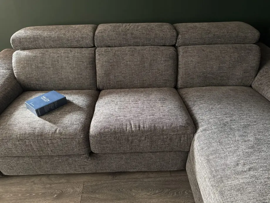 Brand New SCS Quercioli 3 Seater Sofa Bed with Right Hand Facing Lounger with Storage in Garofano-863