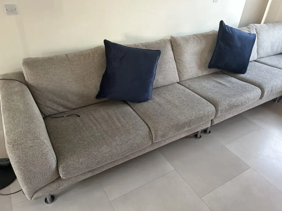 Bo Concept 5 seater corner sofa 2 years old RRP£9k