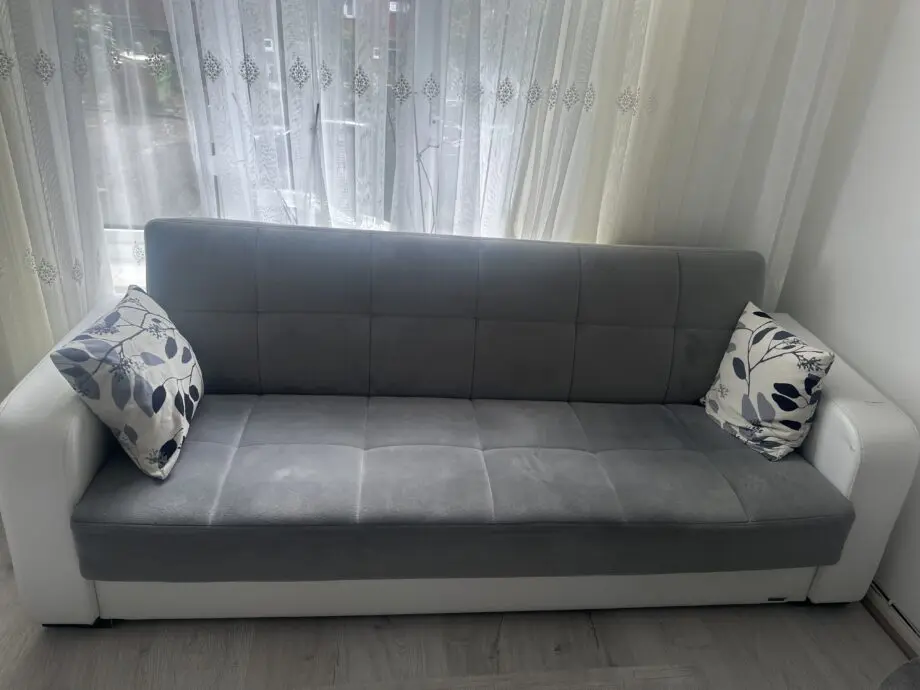 Grey ottoman sofas