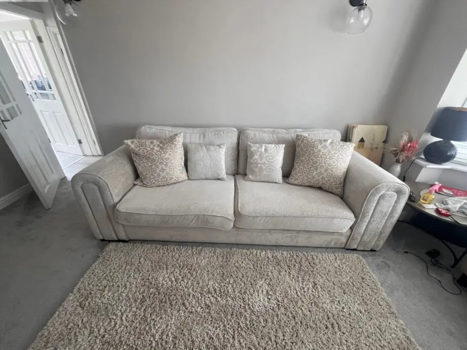 Fab Furniture, Capri Oyster 4 seater sofa