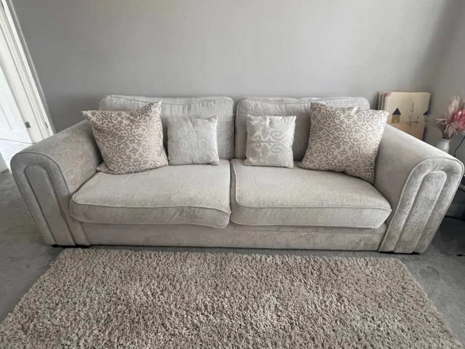 Fab Furniture, Capri Oyster 4 seater sofa