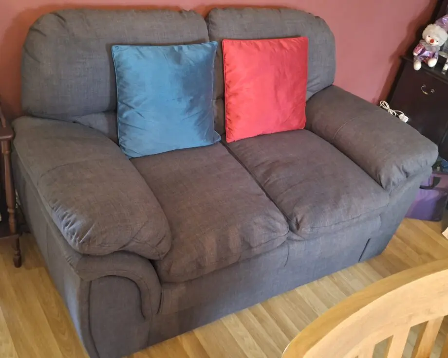 Grey Three & Two Seater Sofa Set
