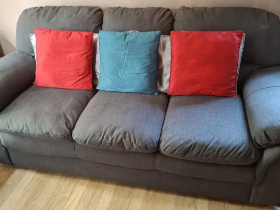 Grey Three & Two Seater Sofa Set