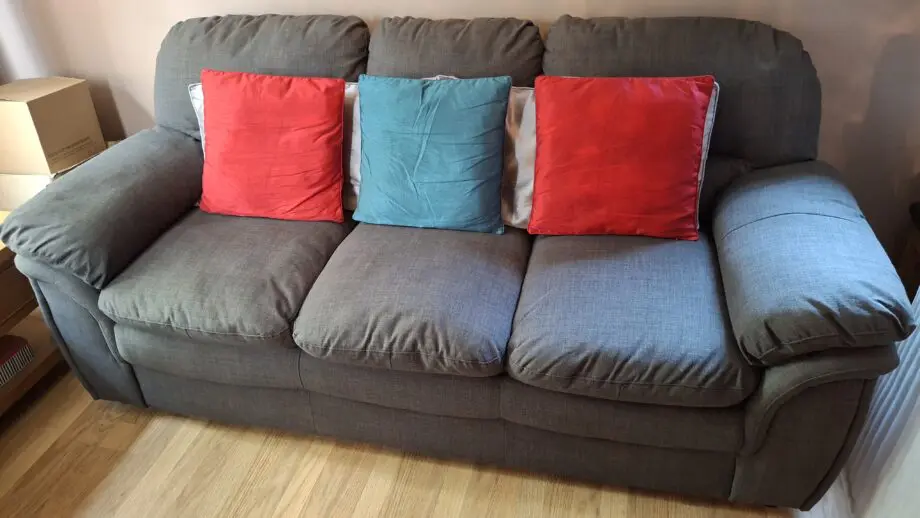 Grey Three & Two Seater Sofa Set