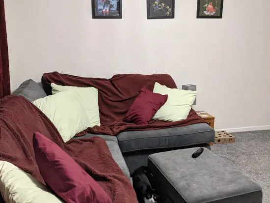 DFS orka grey sofa