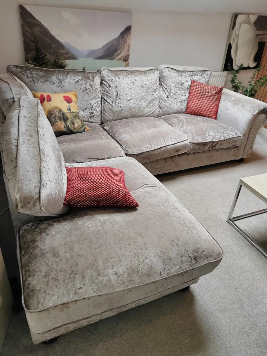 Wyvern Velvet Sofa