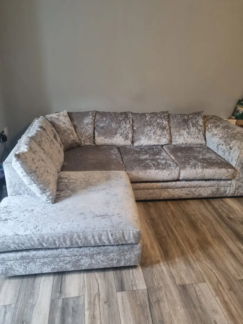 4 seater corner sofa plus matching chair