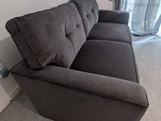 Next grey 3 seater sofa