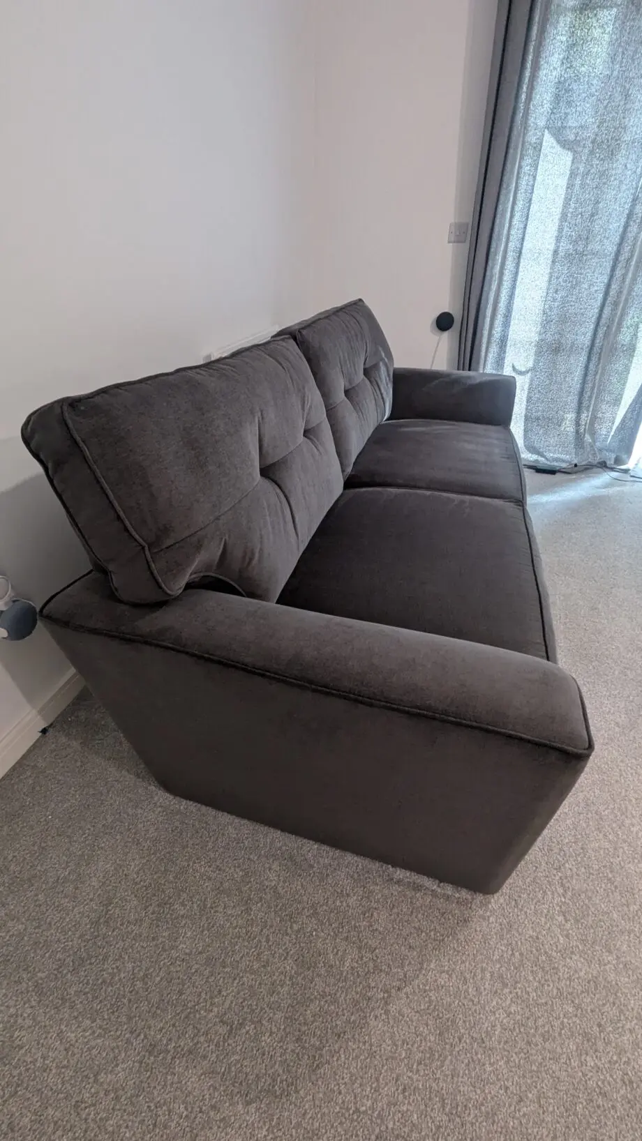 Next grey 3 seater sofa