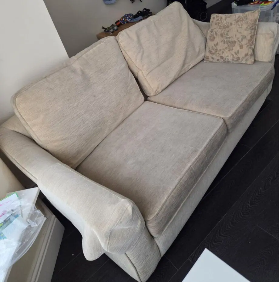 Beige two-seater sofa 🤩💫✨