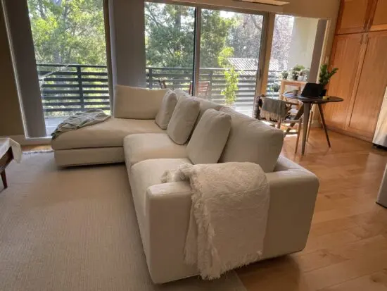 Loaf Beige Corner Sofa For Sale
