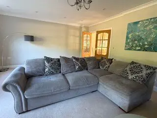 Furniture Village Luxor Silver RHF Corner Sofa