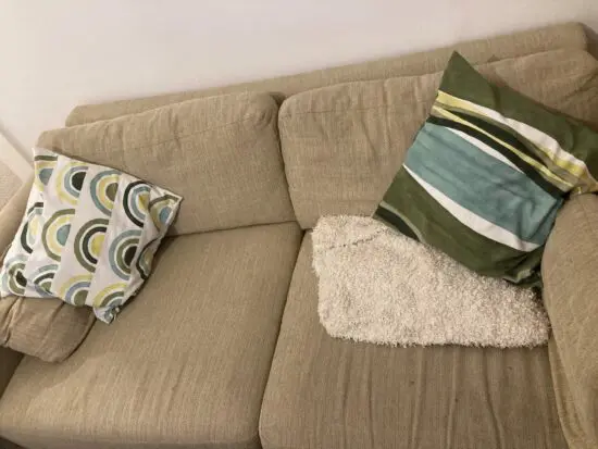 Beige Comfy Sofa
