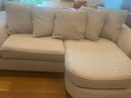 DFS 3 Seater Beige Chaise