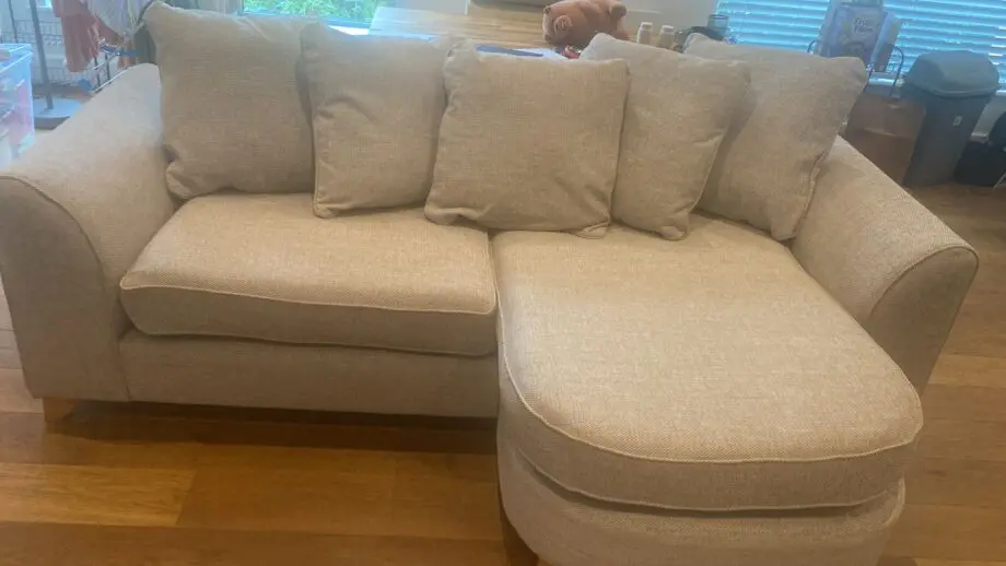 DFS 3 Seater Beige Chaise