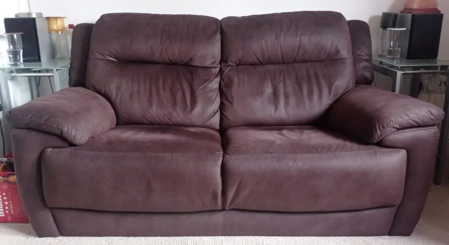 2-seater heavy-duty fabric sofa