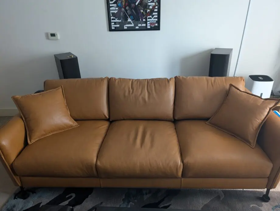 Valencia Jasper Leather Sofa