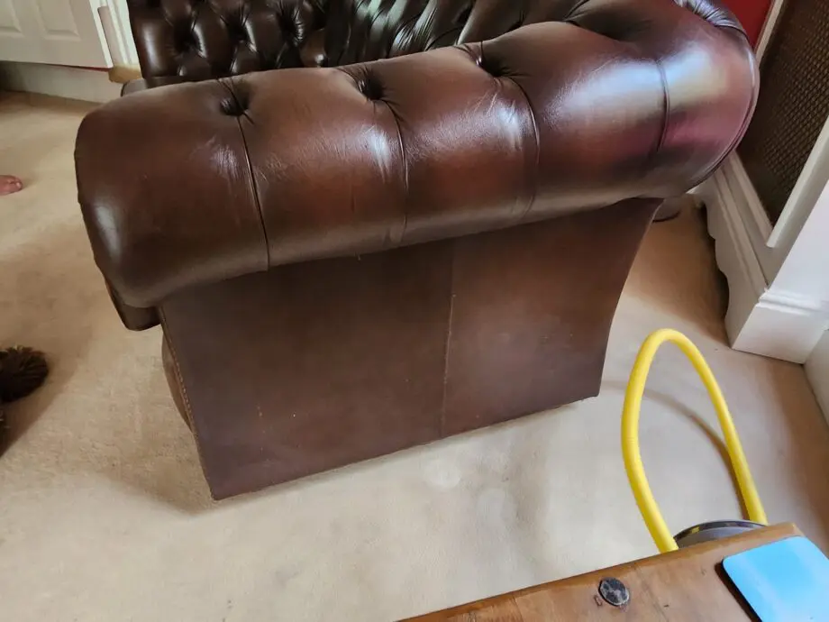 Chesterfield Style Deep Buttoned-Back Sofa