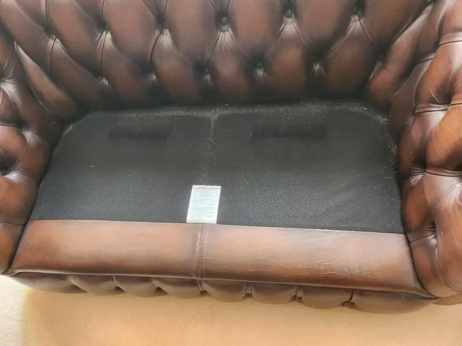 Chesterfield Style Deep Buttoned-Back Sofa