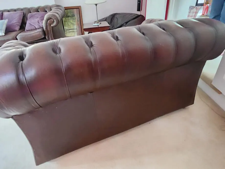 Chesterfield Style Deep Buttoned-Back Sofa