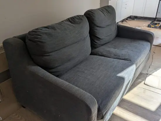 IKEA VINLIDEN Hakebo dark Grey sofa