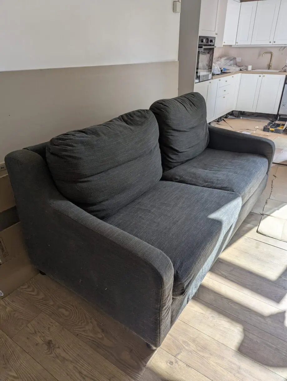 IKEA VINLIDEN Hakebo dark Grey sofa