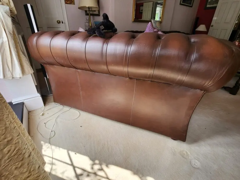 Chesterfield Style Deep Buttoned-Back Sofa