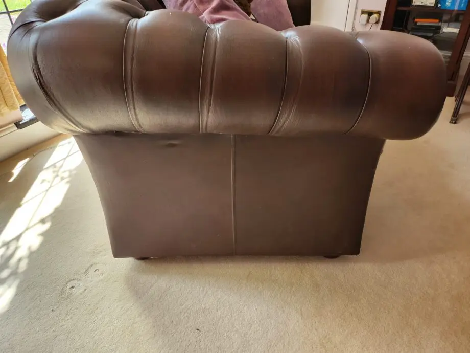 Chesterfield Style Deep Buttoned-Back Sofa