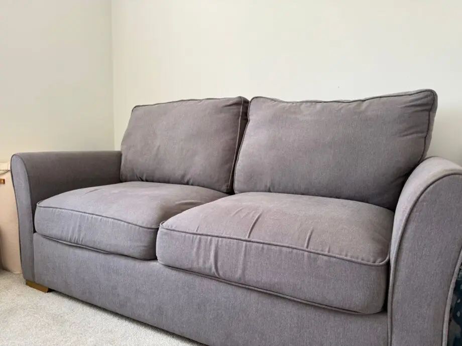 Oakfurnitre land - Jasmie - Grey sofa bed